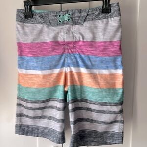 Art Class multi-colored swim trunks- youth 14